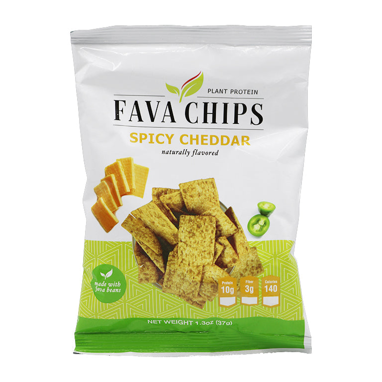 Fava Bean Chips by BariatricPal - Spicy Cheddar