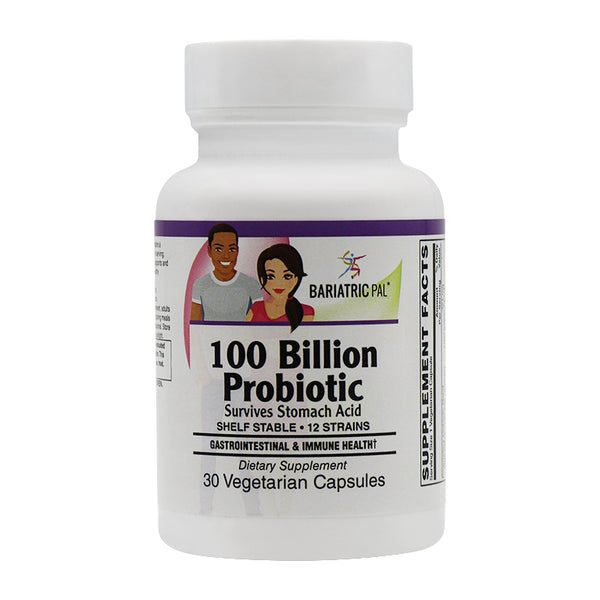 BariatricPal Prebiotic & Probiotic 100 Billion CFU Gastrointestinal & Immune Health Capsules (30ct)