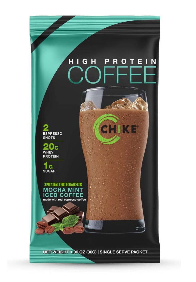 Chike Nutrition High Protein Iced Coffee Single Packets - Available in 8 Flavors! 