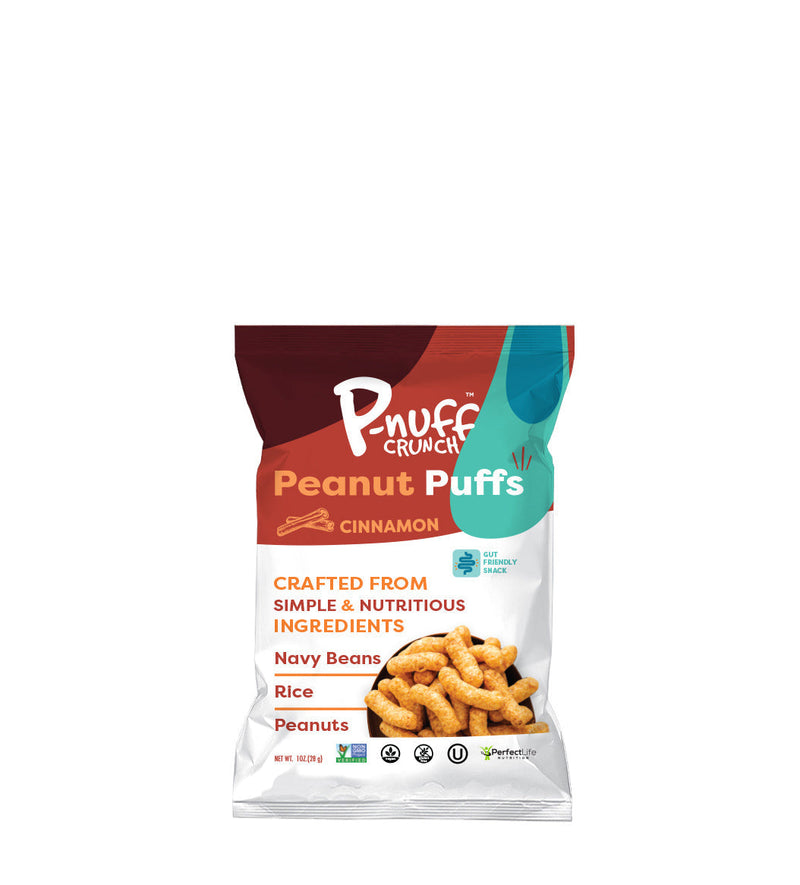 Baked Peanut Puff Snack by P-Nuff Crunch - Cinnamon 