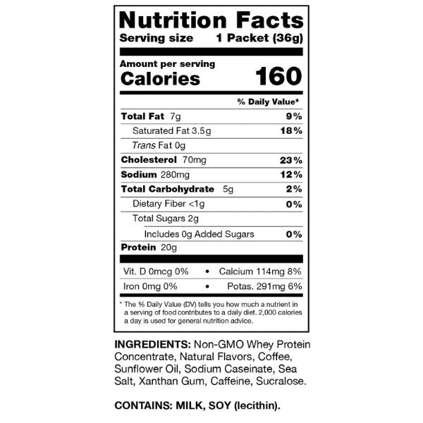 Chike Nutrition High Protein Iced Coffee Single Packets