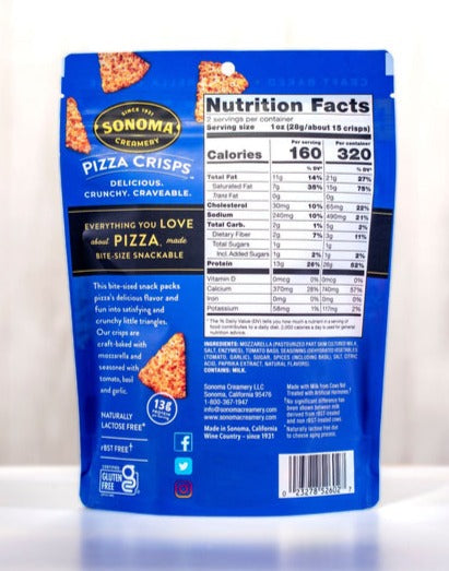 Sonoma Creamery Pizza Crisps