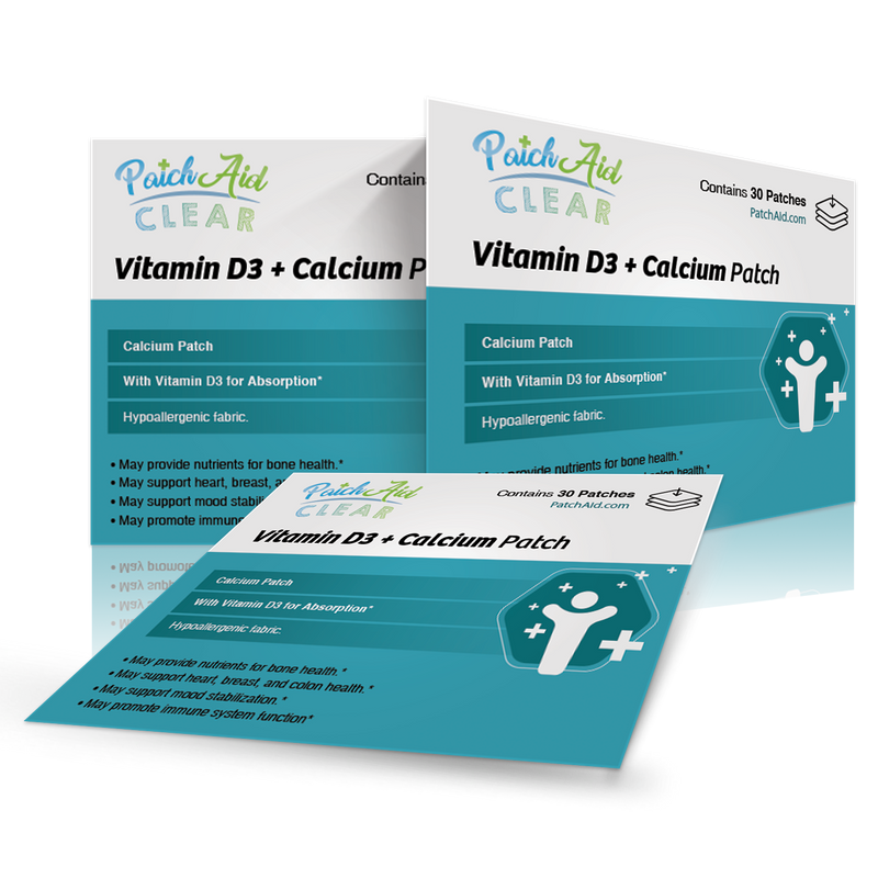 Vitamin D3 Plus Calcium Vitamin Patch by PatchAid