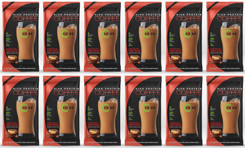 Chike Nutrition High Protein Iced Coffee Single Packets - Available in 8 Flavors! 