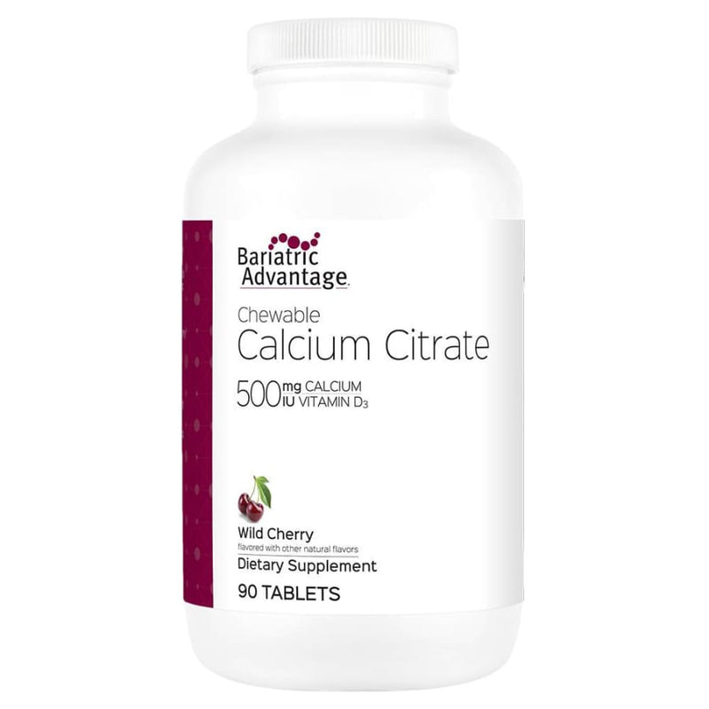 Bariatric Advantage Calcium Citrate Chewable Tablets (500mg) 