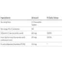 Bariatric Advantage Chewable Iron (29mg) with Vitamin C - Passion Fruit 