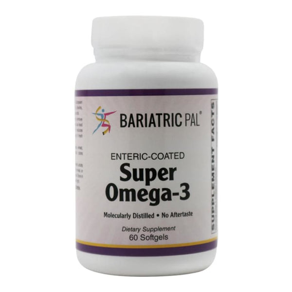 Super Omega-3 Softgels (60) by BariatricPal - No Fishy Aftertaste! 