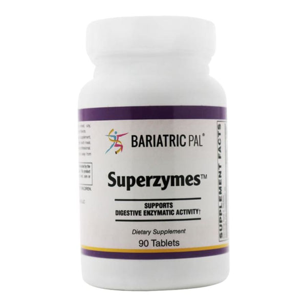 BariatricPal Superzymes Digestive Aid Tablets - Supports Digestive Enzymatic Activity