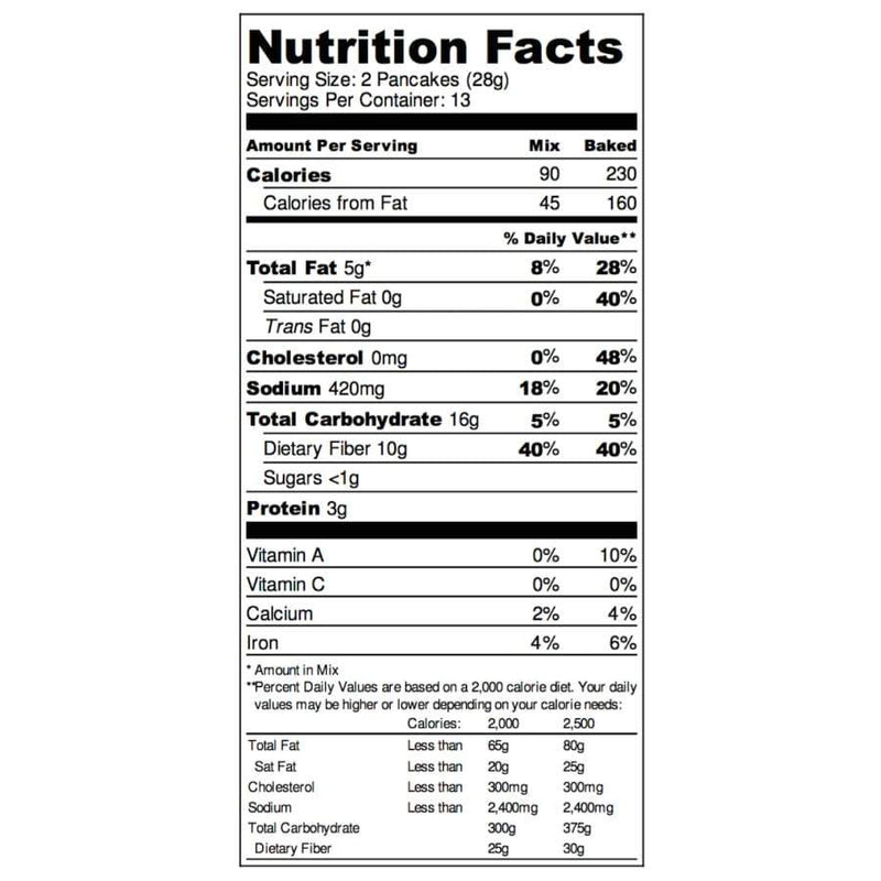 Diabetic Kitchen Pancake & Waffle Mix 