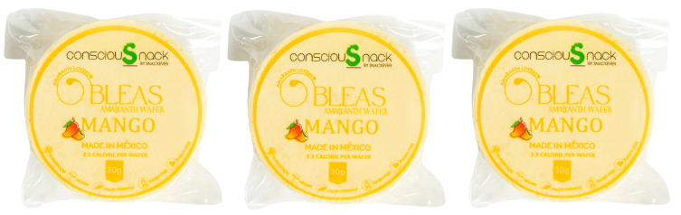 ConsciouSnack Obleas Amaranth Wafers by Snackever