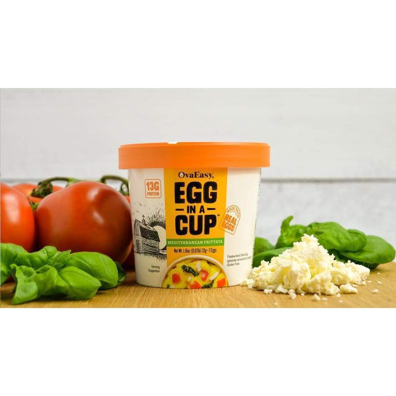 OvaEasy Egg In A Cup - Mediterranean Frittata (13g protein per cup!) 