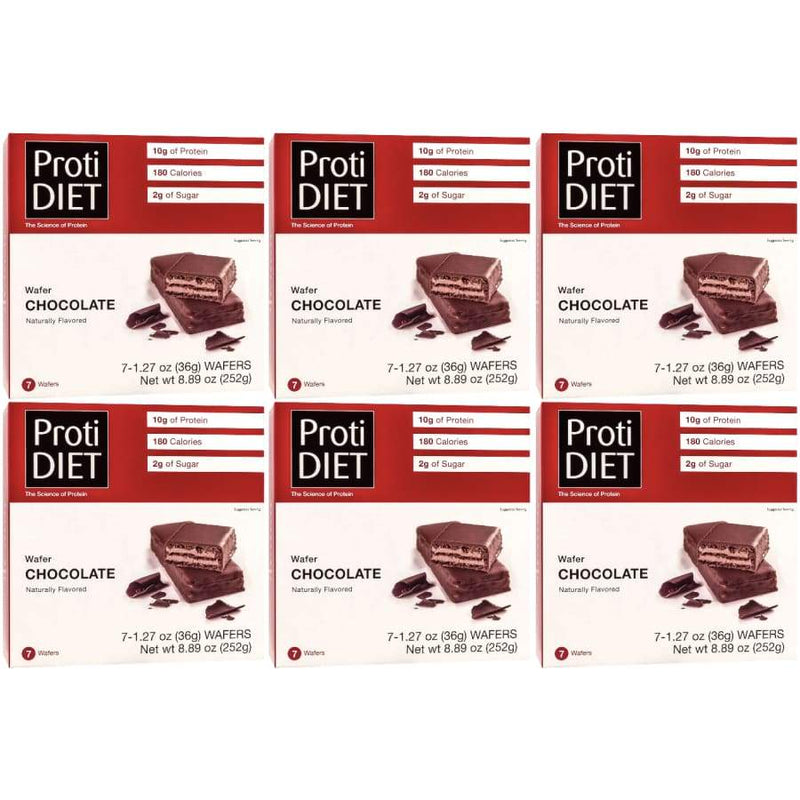 Proti Diet 10g Protein Wafer Bars - Chocolate 