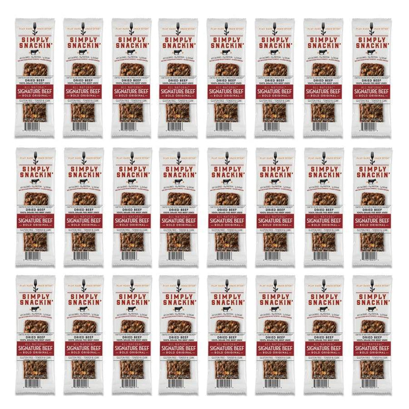 Simply Snackin' Beef Protein Snack - Signature Beef BOLD Original 