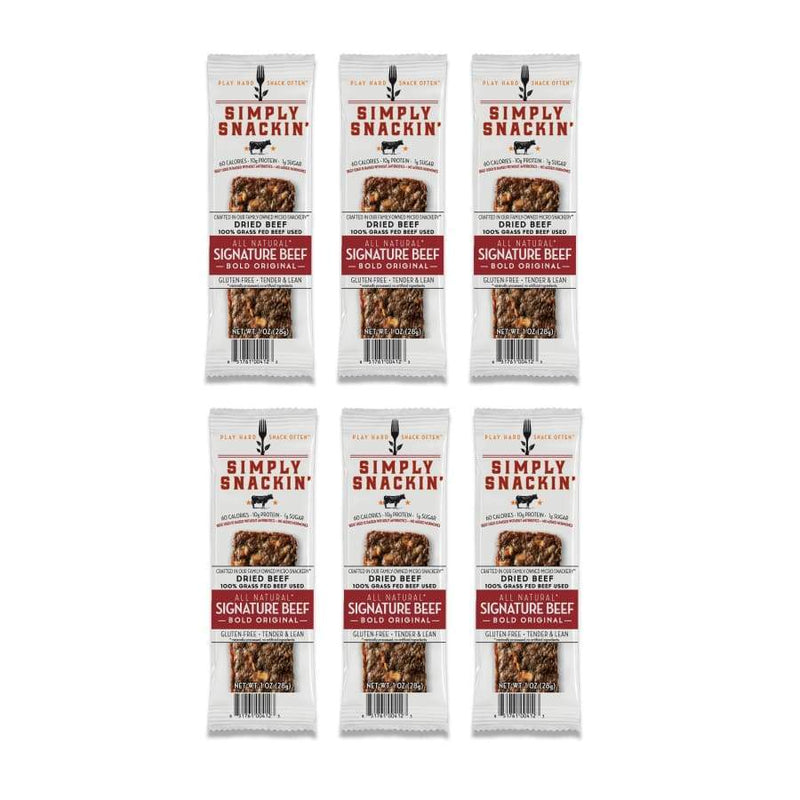 Simply Snackin' Beef Protein Snack - Signature Beef BOLD Original 