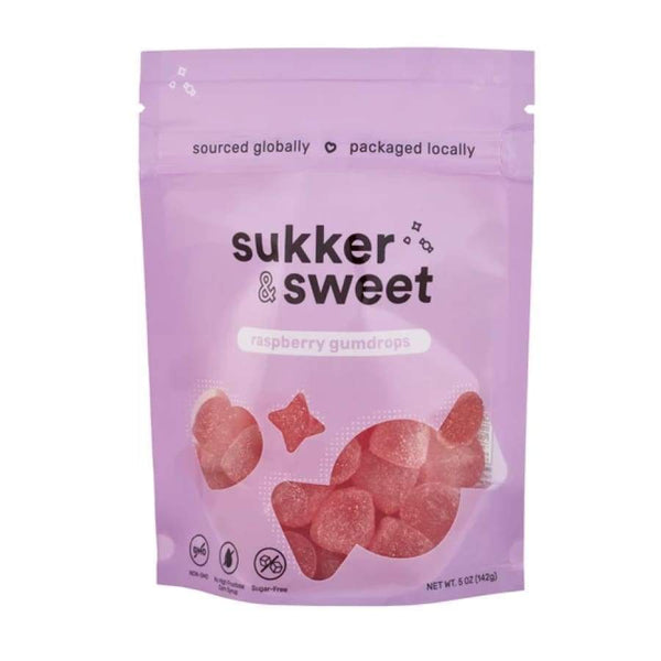 Sukker & Sweet Sugar-Free Raspberry Gumdrops 