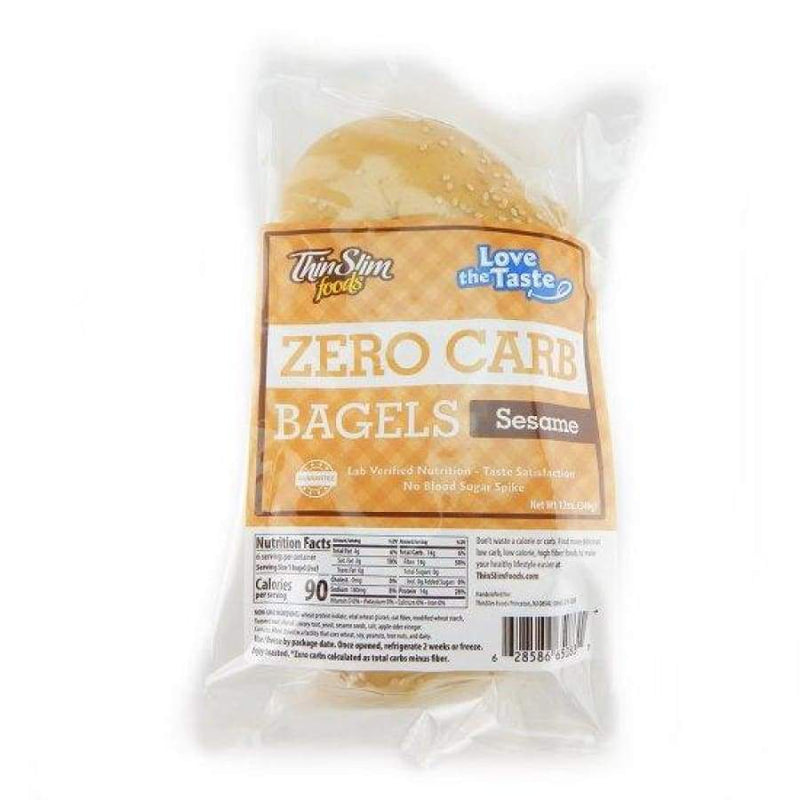 ThinSlim Foods Zero Carb Protein Bagels - Sesame 