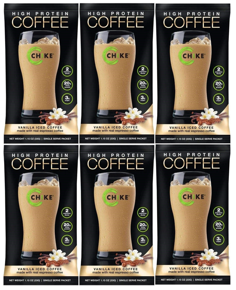 Chike Nutrition High Protein Iced Coffee Single Packets - Available in 8 Flavors! 